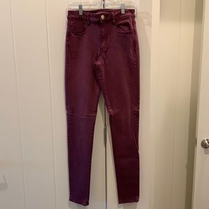 american eagle high rise jegging